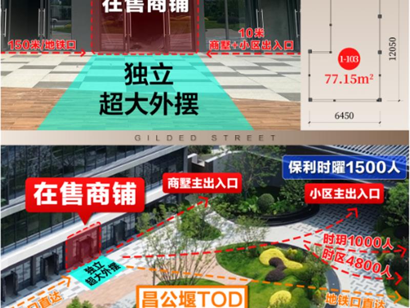 🔥麓湖铺王问世🎁 🔥TOD街区绝版铺🔥